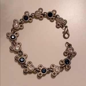Mickey Mouse bracelet !! Sapphire blue and silver